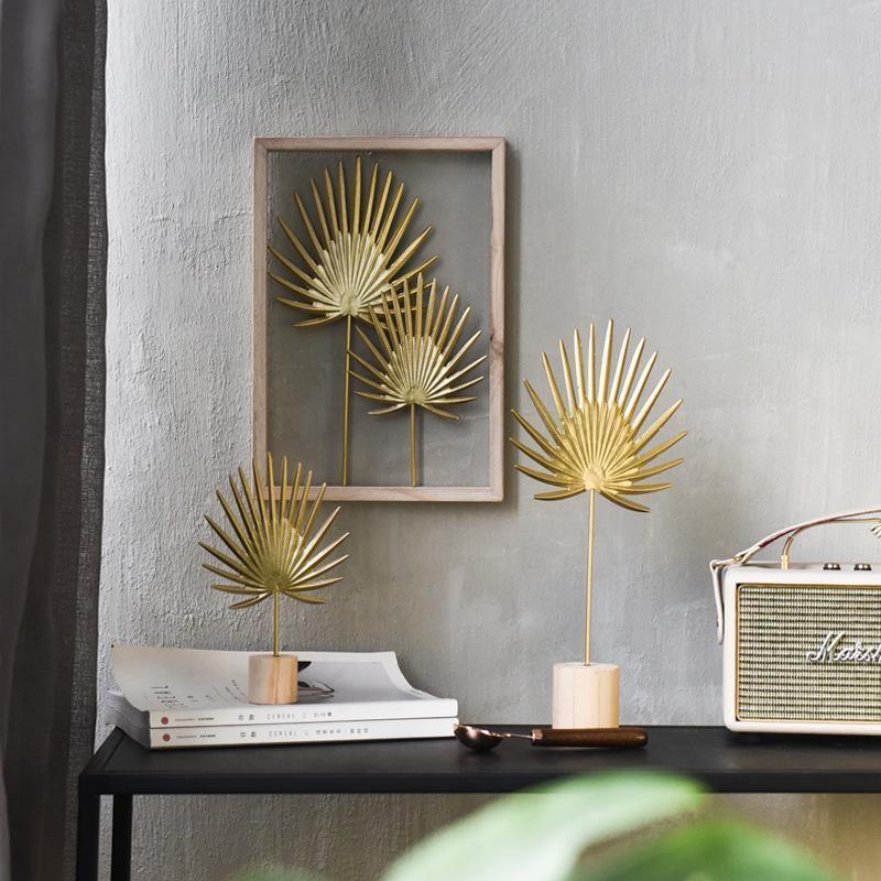 Golden Banana Leaf Ornaments