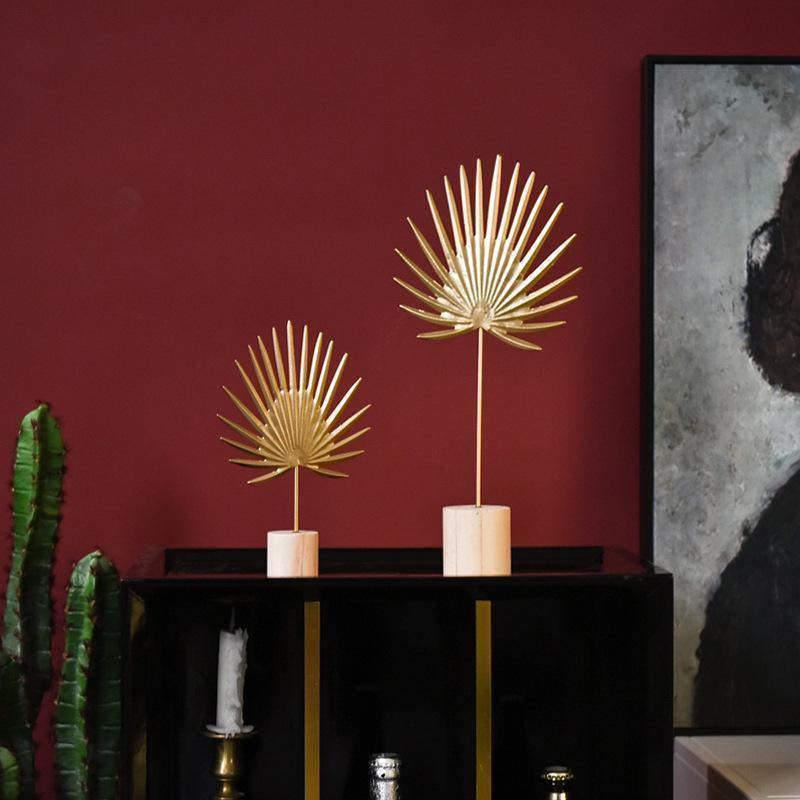 Golden Banana Leaf Ornaments