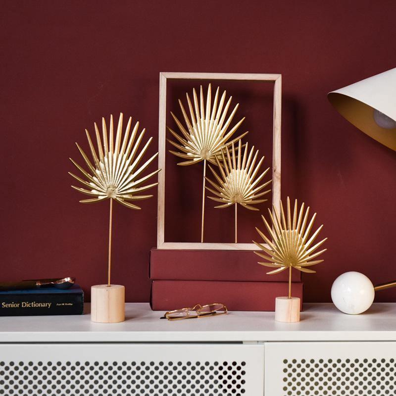 Golden Banana Leaf Ornaments