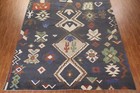 Moroccan Geometric Berber Rug, Palace Size, Handmade from Wool, 12'x15'
